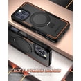 thumbnail image 4 of Poetic Neon Case for iPhone 16 Pro Max, [Magnetic Ring Stand] Dual Layer Slim Shockproof Protective Cover, Black, 4 of 5