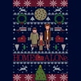 thumbnail image 2 of Men's Home Alone Characters Ugly Sweater  Sweatshirt Navy Blue 2X Large, 2 of 4
