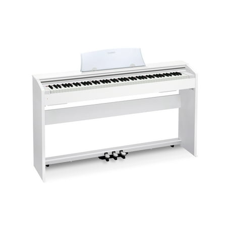 Casio PX770 WH Privia Digital Home Piano with 88 scaled, weighted hammer-action keys, (Best 76 Key Digital Piano)