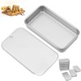 thumbnail image 4 of Tin Empty Box Silver 10g Tin Container Portable Wide Application for Home for Lip Balm, 4 of 8