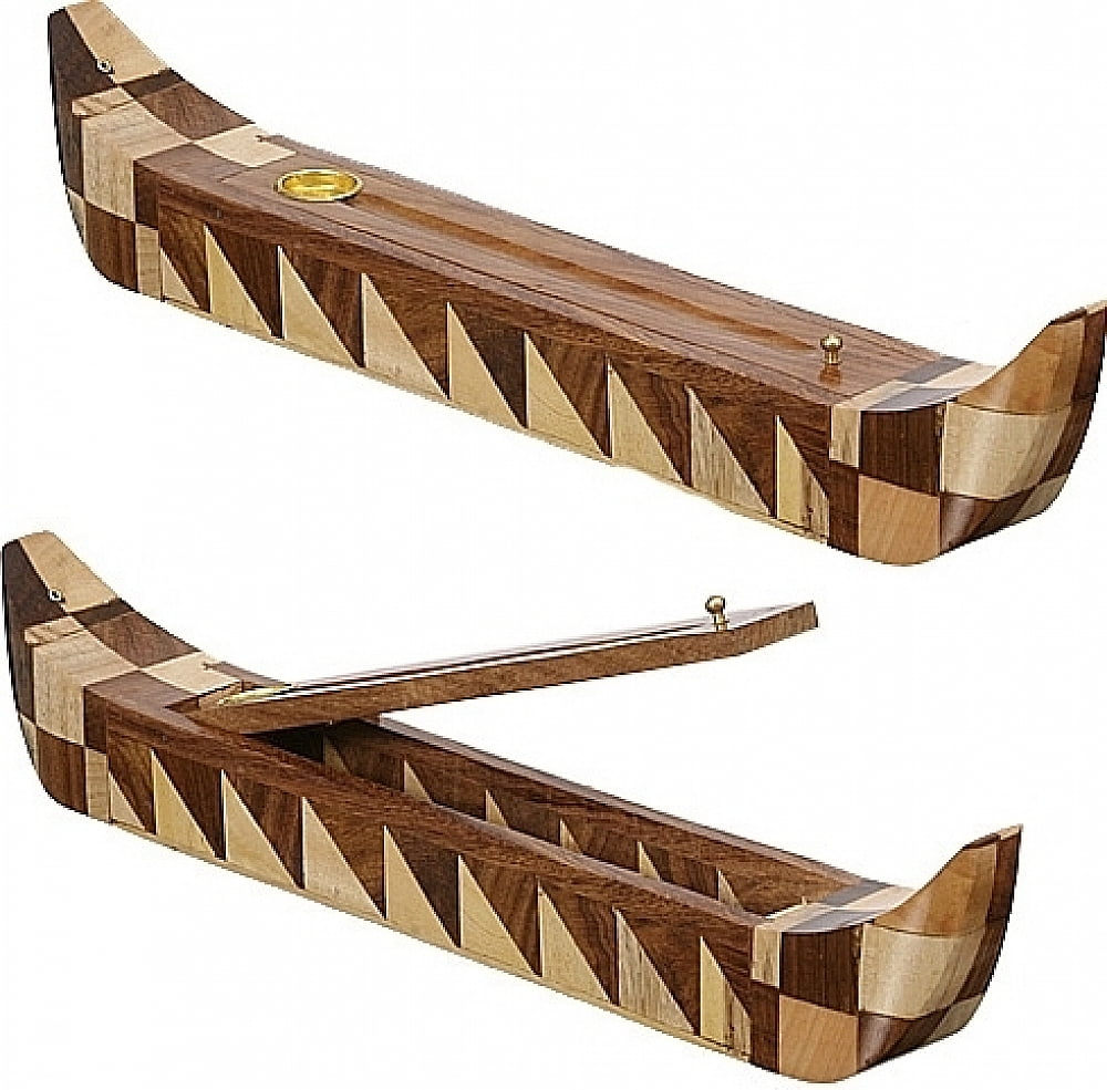 Madina Boat Shape Joint Wood Ash Catcher Incense Stick 
