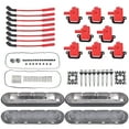 thumbnail image 3 of NEWZQ 4Pcs Engine Valve Cover with Mounting Hardware for Chevy GM LS1 LS2 LS3 LS6 LS7, 3 of 12