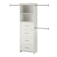 thumbnail image 4 of Organiseur pour placard 4 tiroirs Nevaeh Ridge de Systembuild Evolution, blanc, 4 of 9