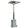 AZ Patio Heaters Outdoor Commercial Square Patio Heater in Stainless Steel