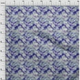 thumbnail image 4 of oneOone Cotton Jersey Blue Fabric Texture Craft Projects Decor Fabric Printed By The Yard 58 Inch Wide, 4 of 6