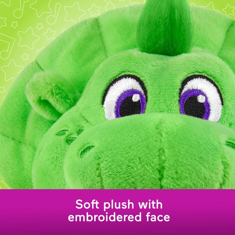 Barney, plush Baby Bop toy, 8 inch, green, soft fabrics for