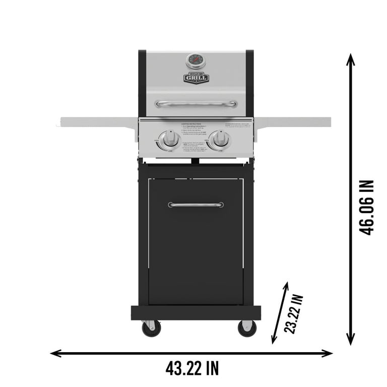 Expert Grill 2 Burner Bistro Propane Gas Grill Walmart
