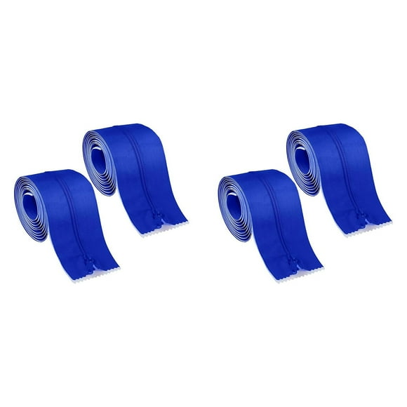4 Roll Heavy Duty Zipper Dust Barrier Zipper 3 Inch X 7 Ft Construction Zipper Self Adhesive Zipper Used for Greenhouse