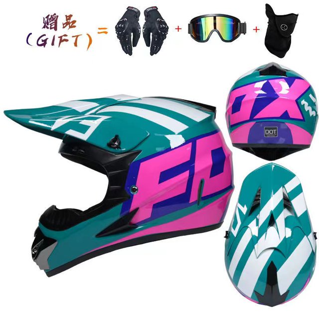 Casco de motocross para hombre, casco de carreras, casco de equitación de rally, casco de bicicleta de montaña huangjie unisex