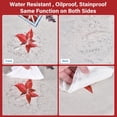 thumbnail image 3 of Christmas Tablecloth 60x120 Inch for Rectangle Tables Christmas Decor for Table, Washable Water Resistant Maple Leaf Xmas Table Cloth Cover, Reversible Use Chrismtas Party Decorations for Kitchen Home, 3 of 6