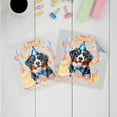 thumbnail image 3 of Watercolor Bernese Mountain Dog Happy Birthday Celebration Balloons Gift Party Cutout Transfer Sticker Berner Lover Gifts Transparent Decal Art Decor - 00028, 3 of 5
