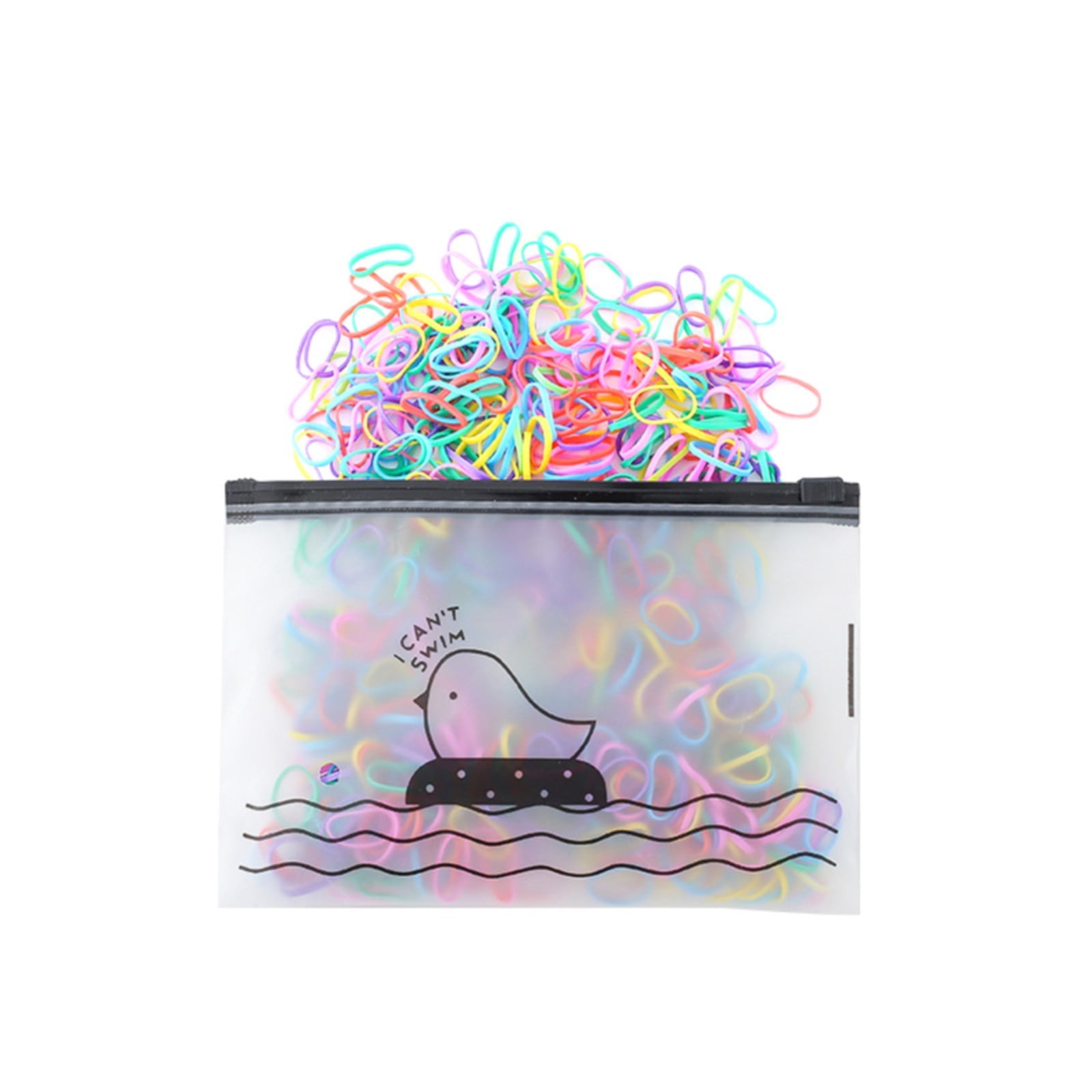 Puawkoer 1500 Pcs Small Mini Rubber Bands Soft Elastic Bands Tiny