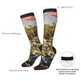 thumbnail image 4 of Balery American Flag Rose Garden Printed Novelty Socks Men's Women's Crew Socks Sports Socks Knee High Socks Cotton Socks Quirky and Cool Socks, 4 of 9