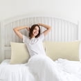 thumbnail image 3 of REGALWOVEN 1800 Microfiber Breathable Zippered Pillowcases Set of 2, Standard Khaki 20"x26", 3 of 7