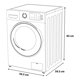 thumbnail image 4 of Lavasecadora Midea 15 Kg Lavado y 8 Kg Secado Silver, 4 of 4