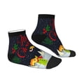 thumbnail image 6 of Salouo Merry Christmas Elk Pattern Unisex Middle Tube Socks,Middle-Finger Knee High Socks Over The Calf Tube Stocking Crew Stockings for Women and Men Tube Socks, 6 of 8