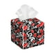 thumbnail image 1 of Balery Graffiti Valentine Day Porta Pañuelos de Cuero con Estampado – Funda Moderna Cuadrada para Caja de Pañuelos, Dispensador 5x5x5'', 1 of 7