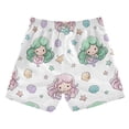 thumbnail image 2 of Kids' Beach Pants Comfortable Swim Trunks Cute Mermaid Pattern Shorts for Pool Vacation and Lounge Wear Medium, 2 of 8