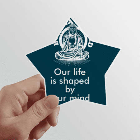 Body Mind Shaping Culture Star Sticker Paster Vinyl Car Tags Decoration Decal