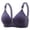 Blue, variant on Women Wireless Bra for Elderly Ladies Breathable Full Coverage Support Bra Adjustable Strap 3 Row Back Hook Comfort Lingeries Black 38