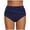 Navy, variant on MIASHUI High Waist Bikini Bottoms Ruched Swim Briefs For Women Plus Size Swimsuit Navy,XXL