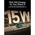 thumbnail image 2 of SWTSWT 15W Magnetic Wireless Charger 2-Pack Fast Charging Compatible with MagSafe Charger iPhone 17 Air Pro Max/16/15/14/13/12 Series/Airpods Black, 2 of 7