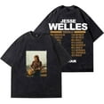 thumbnail image 2 of Jesse Welles Middle Tour Wash T-Shirts Cotton Crewneck Short Sleeve Women Men Streetwear Tee, 2 of 6