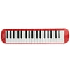 Jura Inc Glarry 37-Key Melodica with Mouthpiece Hose Bag Musical Instruments (Red)