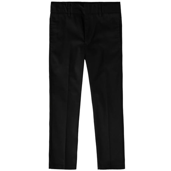 Educated Uniforms Boys Flat Front Double Knee Adjustable Waist School Pant