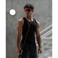 thumbnail image 6 of Ultra-Soft Cotton Fitted Tank 3 Pack, Basic Tank Tops for Men, Breathable Stretchy Casual Undershirts, 6 of 6