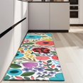 thumbnail image 4 of Pioneer Flower Floral Print Pattern Kitchen Rug Mat,Kitchen Runner Rugs Non Skid Washable,Decorative Kitchen Floor Mats for Kitchen,Sink,Laundry,17"X47", 4 of 5