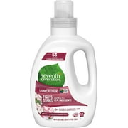 "Seventh Generation Concentrated Laundry Detergent, Geranium Blossom & Vanilla, 40 oz (53 Loads) "