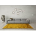 thumbnail image 3 of Ahgly Company Indoor Rectangle Oriental Yellow Industrial Area Rugs, 7' x 9', 3 of 4