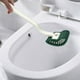 thumbnail image 5 of Cepillo de inodoro con cerdas de plástico - Herramienta de limpieza de baño de mango largo, limpiador moderno compacto para tazas, blanco y azul, 13,77 pulgadas, 5 of 7