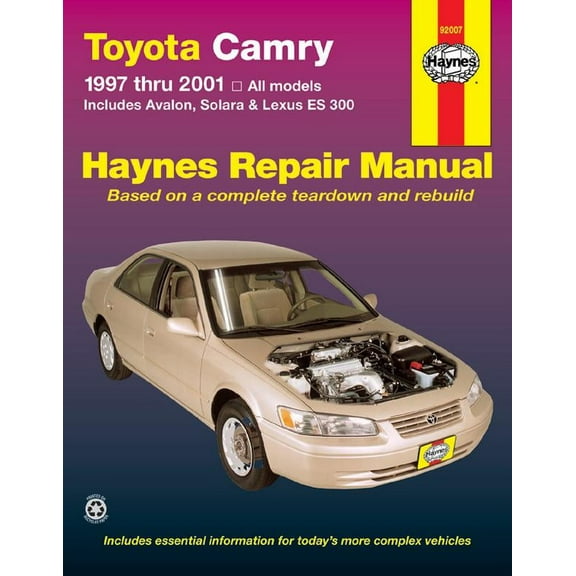 Toyota Camry (97-01) covering Solara (99-01), Avalon (97-01), & Lexus ES 300 (97-01) Haynes Repair Manual ^