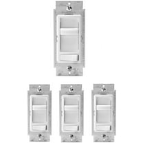 Leviton 6674-P0W, 4-Pack, White