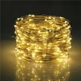 thumbnail image 4 of Injueey Cadena de luz de energía solar a prueba de agua 10m 100 LED Cadena de energía solar Luces de hadas Luz de alambre de cobre para fiesta de Iluminación y accesorios No.1 Injueey HA025651-01, 4 of 6