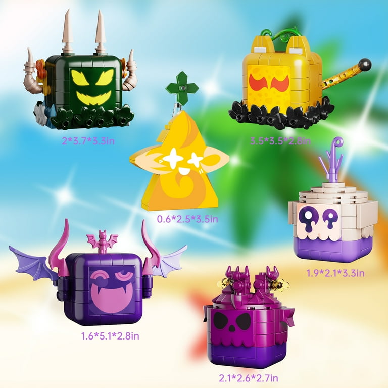 MOC Adventure Game 6-in-1 Bloxs Fruits Building Blocks Set Devil