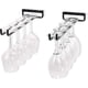 thumbnail image 1 of Glass Holder Hanging Glasses Holder For Wine Glass, Beer Glassblack1pcs, 1 of 3