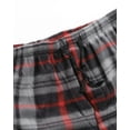 thumbnail image 4 of Active Club Plaid Fleece Mens Pajama Pants 3 Pack Set - Mens Fleece Pajama Pants - Mens Lounge Pants with Pockets - Mens PJ Pants (Winter Plaid 3-Pack, 2X), 4 of 5