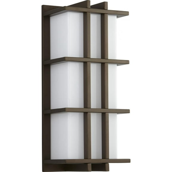 Oxygen Lighting 3-710 Telshor 17" Tall 1 Light Outdoor Led Wall Sconce - Bronze