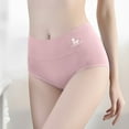 thumbnail image 2 of Riforla Womens Briefs Underwear Cotton Underwear Women Lace Waistband Full Briefs Ladies High Leg Knickers for Women Soft Stretch Panties Panties for Women Pink XXL, 2 of 4