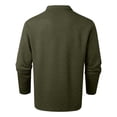 thumbnail image 5 of Krdevn Mens Shirts - Men's Trend Of Fall and Winter Tops Shirt Texture Texture Men's Sports Shirt,Mens Fall Shirts,Color:Army Green,Size:XL, 5 of 5