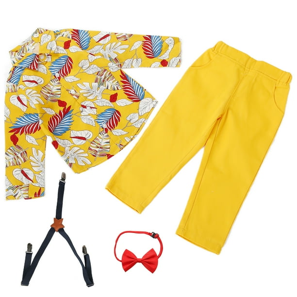 Boys clearance yellow outfit