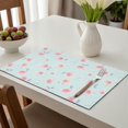 thumbnail image 6 of Placemat, Pioneer Flower Floral Print Pattern Place Mats Table Mat Set Of 2, PVC Washable Placemats for Party Kitchen Dining Decoration, 18x12 Inch, Fade Resistant, 6 of 6
