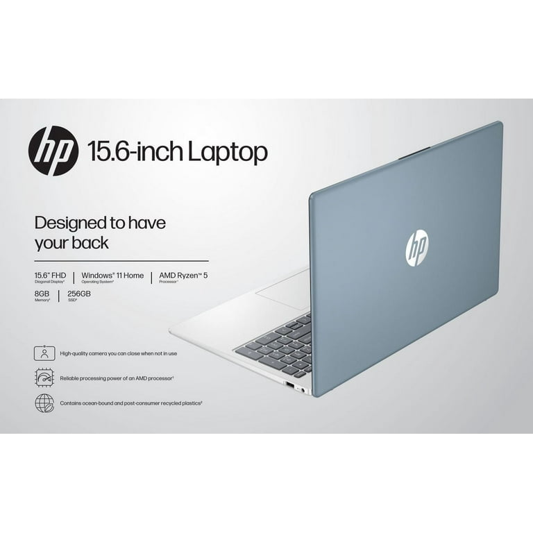 PC Portable HP - 15,6 FHD - Ryzen 5-7520U - RAM 16Go - Stockage