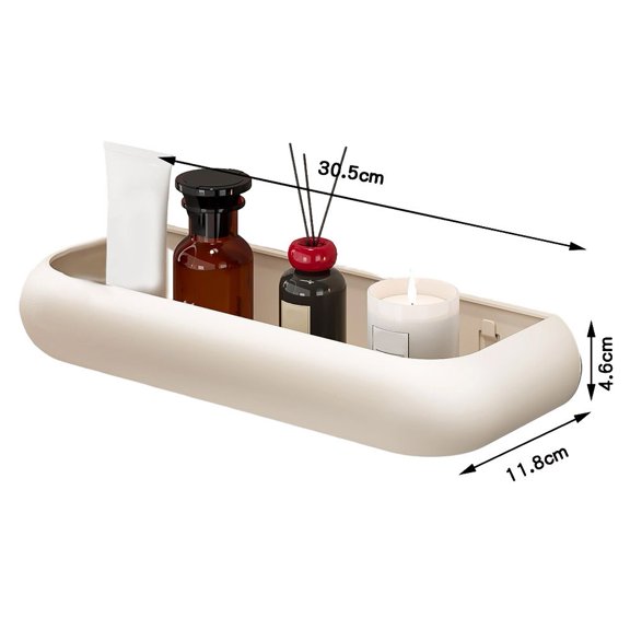 Aoqianlan Kitchen Rack Shelf Makeup Storage Organizer Shower Shelf Cosmetics Shampoo Rack A