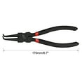 thumbnail image 2 of Unique Bargains External Snap Ring Plier Angled Retaining Ring Pliers Bent Nose 6.7-Inch, 2 of 4