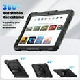 thumbnail image 2 of Dteck for Lenovo Tab M11 11-inch 2024 Case with Built-in Screen Protector, Shockproof Case with Shoulder Strap & Rotating Hand Strap Kickstand for Lenovo M11 (TB330FU / TB330XU) Tablet,Black, 2 of 8