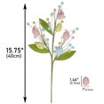 thumbnail image 3 of 2025 Easter Egg Berry Branch Spring Home Modern Minimalist Floral Arrangement, 3 of 9